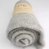 Ito Sensai Shawl Top Light Gray 0345 ferdigstrikk