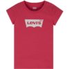 Levi's T-Skjorte BATWING Rosa/Hvit-Glitter