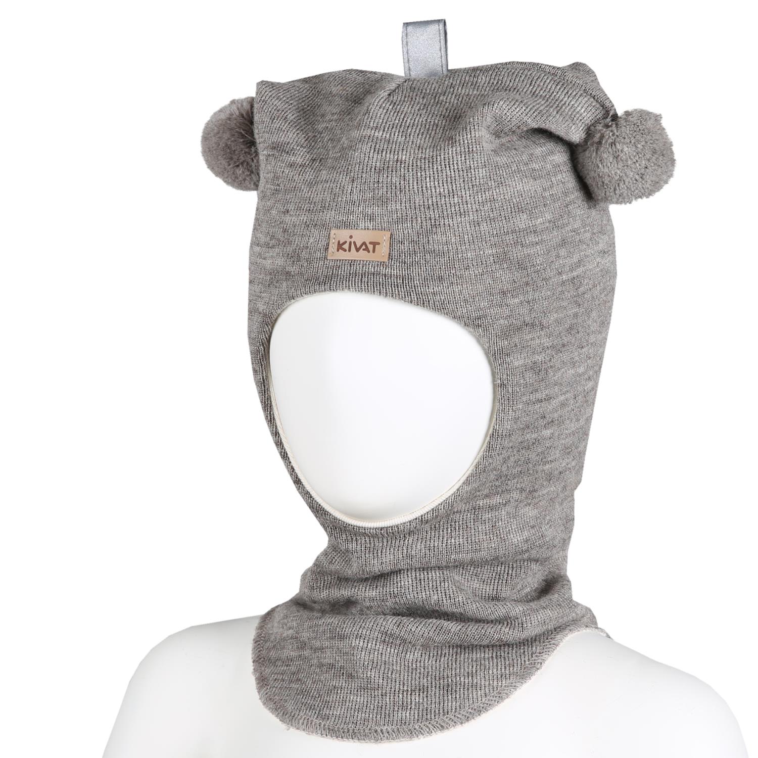 Kivat Balaclava Ull HOOD KIVAT LABEL Beige Melert