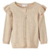 Name It Cardigan NMFRAMILLE KNIT White Pepper