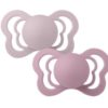 Bibs Smokker 2pk COUTURE Silicone Dusky Lilac/Heather