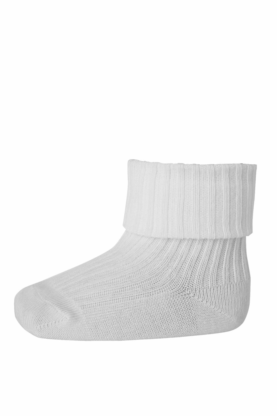 MP Denmark Sokker Bomull Rib Mini White