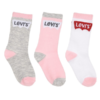 Levi's 3Pk Sokker BATWING REGULAR CUT Kids Pink