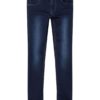 Name It Bukse NKMTHEO DNMTHAYER 3113 SWE PANT Dark Blue Denim