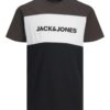 Jack & Jones T-Skjorte JJELOGO BLOCKING TEE SS Mulch