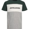 Jack & Jones T-Skjorte JJELOGO BLOCKING TEE SS Pine Grove