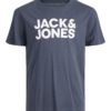 Jack & Jones T-Skjorte JJECORP LOGO TEE SS O-NECK Ombre Blue/Large Print