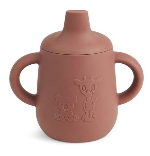 Nuuroo Drikkekopp AIKO Silicon Sippy Cup Mahogany