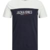 Jack & Jones T-Skjorte JJEDAN BLOCKING TEE SS Navy Blazer