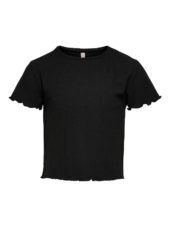 Only T-skjorte KOGNELLA O-NECK TOP Black
