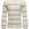 Only Genser KOGKATIA-FIA STRIPE KNIT Crocus Petal/Narrow/Whitecap Gray