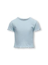 Only T-skjorte KOGNELLA O-NECK TOP Cashmere Blue