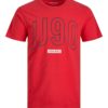 Jack & Jones T-Skjorte JJCOLINN CREW NECK LOOSE FIT True Red