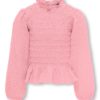 Only Genser KOGDANI SMOCK TOP Tickled Pink