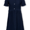 Only Kjole KOGDANI SS BUTTON DRESS WVN Navy Blazer