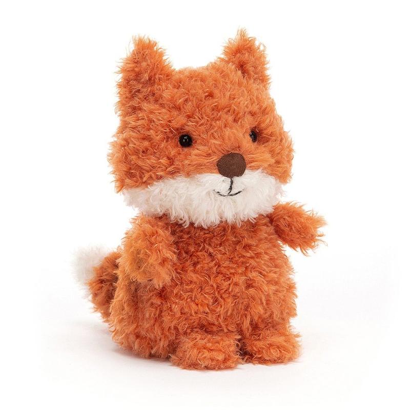 Jellycat Rev Plysj 18cm Little Fox Orange
