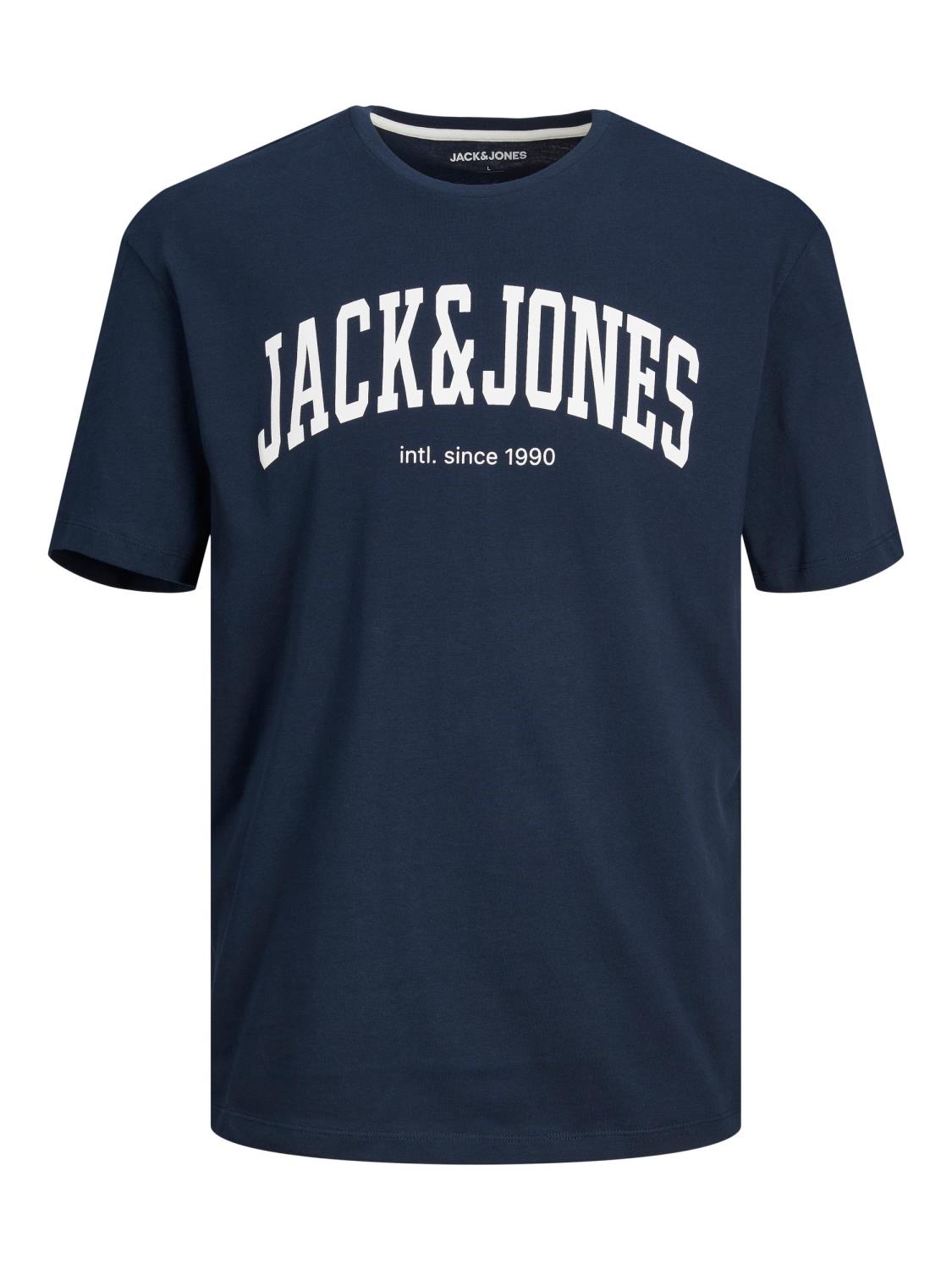 Jack & Jones T-Skjorte JJEJOSH TEE SS CREW NECK Navy Blazer