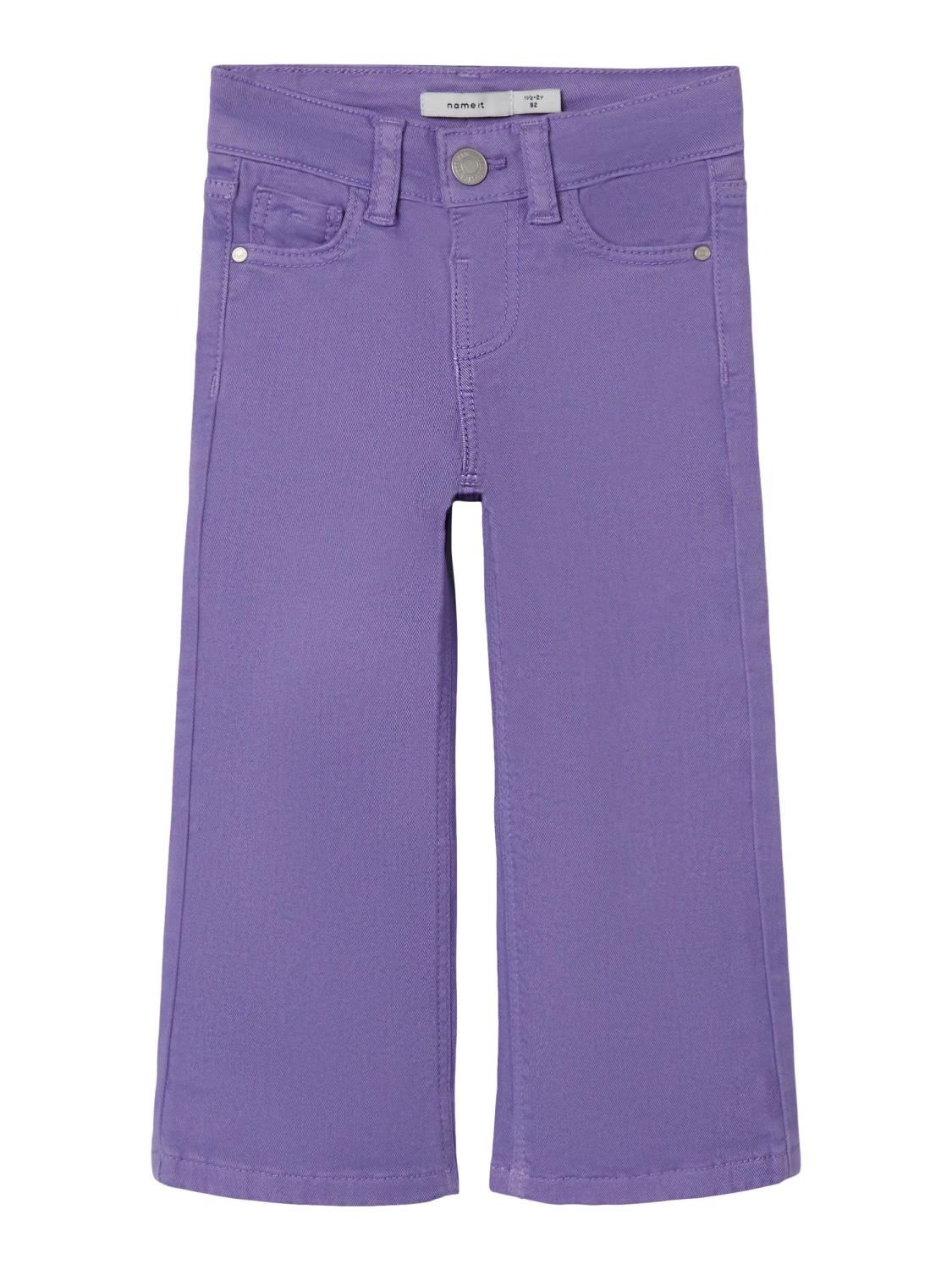 Name It Bukse NMFPOLLY WIDE TWI PANT 4480 Aster Purple