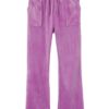 Name It Bukse NKFLARALILONE VELOUR PANT Violet Tulle