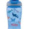 Nûby Drikkeflaske m/Sugerør Preschool Flip It Cup Blå