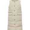 Only Vest KOGNEWSTACY QUILTED LONG WAISTCOAT Eggnog