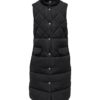 Only Vest KOGNEWSTACY QUILTED LONG WAISTCOAT Black