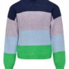 Only Genser KOGSANDY LS STRIPE KNIT Island Green