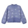 Name It Genser NKFNEIFY LS OVERSIZE KNIT Velvet Morning