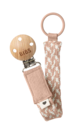 Bibs Smokkelenke Braided Blush/Ivory