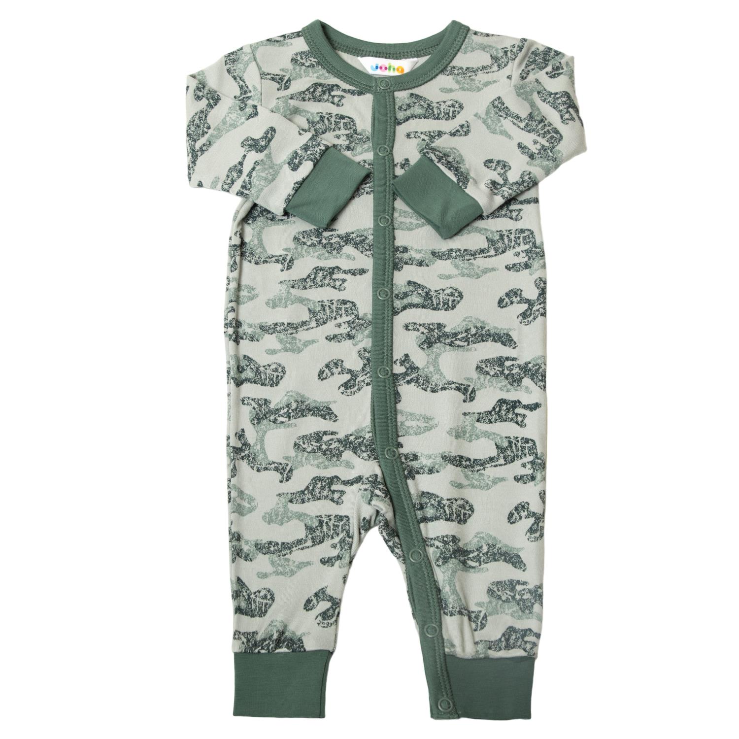 Joha Hel Pyjamas CAMOS Baby Bambusviskose Grønn