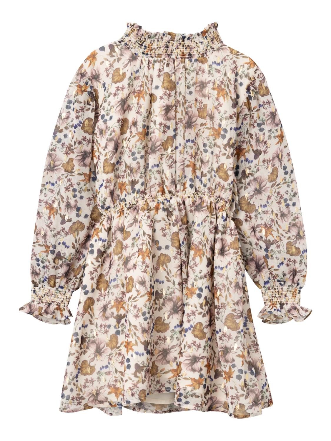 Name It Kjole NKFREFLORA LS DRESS Jet Stream