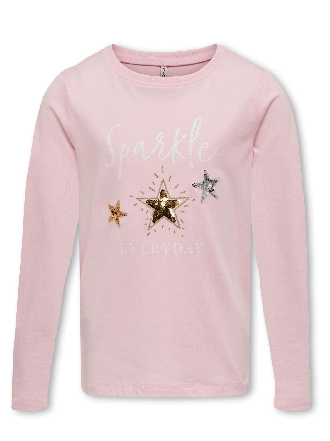 Only Genser KOGFIONA LS TOP Pink Lady