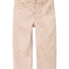 Name It Bukse NMFROSE STRAIGHT TWILL PANT Sepia Rose/Flower