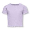 Only T-skjorte KOGNELLA O-NECK TOP SS Pastel Lilac