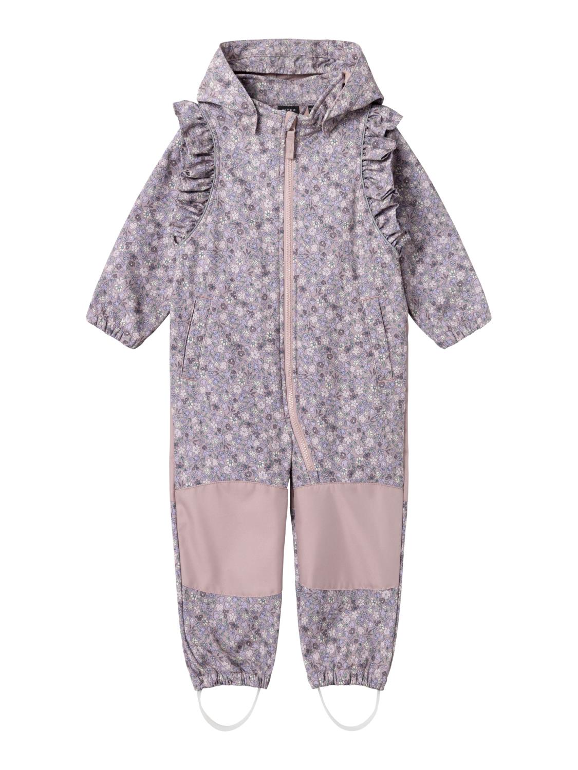 Name It Softshell Dress NMFALFA08 SUIT SMALL FLOWER Deauville Mauve