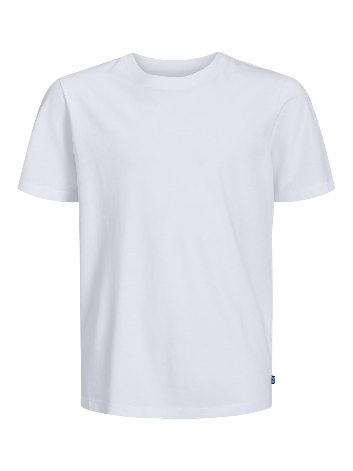 Jack & Jones T-Skjorte MINI JJEORGANIC BASIC TEE SS White