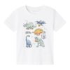 Name It T-Skjorte NMMVICTOR SS TOP Bright White/Dinosaurs