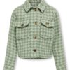 ONLY KOGKIMMIE SHORT JACKET Begonia Hedge Green/Frosty Green