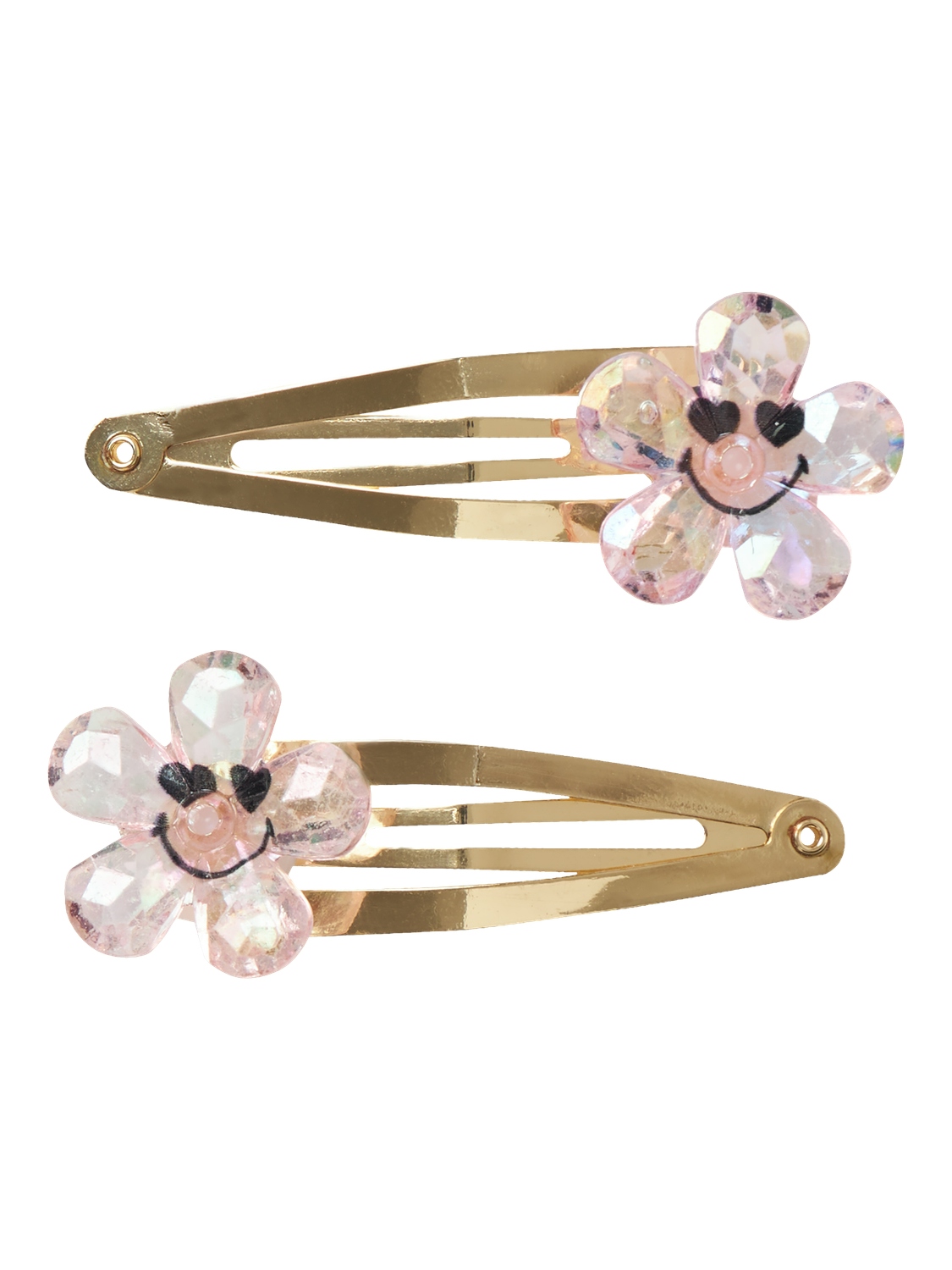 Name It 2pk Hårspenner NMFANDINA HAPPY HAIRCLIPS SMILE Parfait Pink