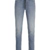 Jack & Jones Bukse Mini JJIGLENN JJELASTICATED MF 995 Slim Fit Blue Denim