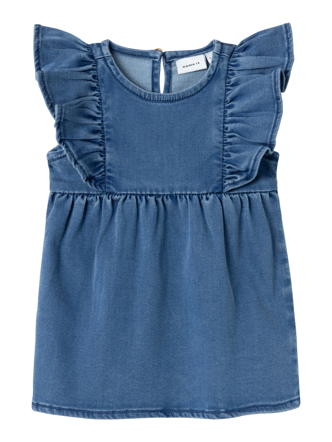 Name It Kjole NBFLOTUS DNM DRESS Medium Blue Denim