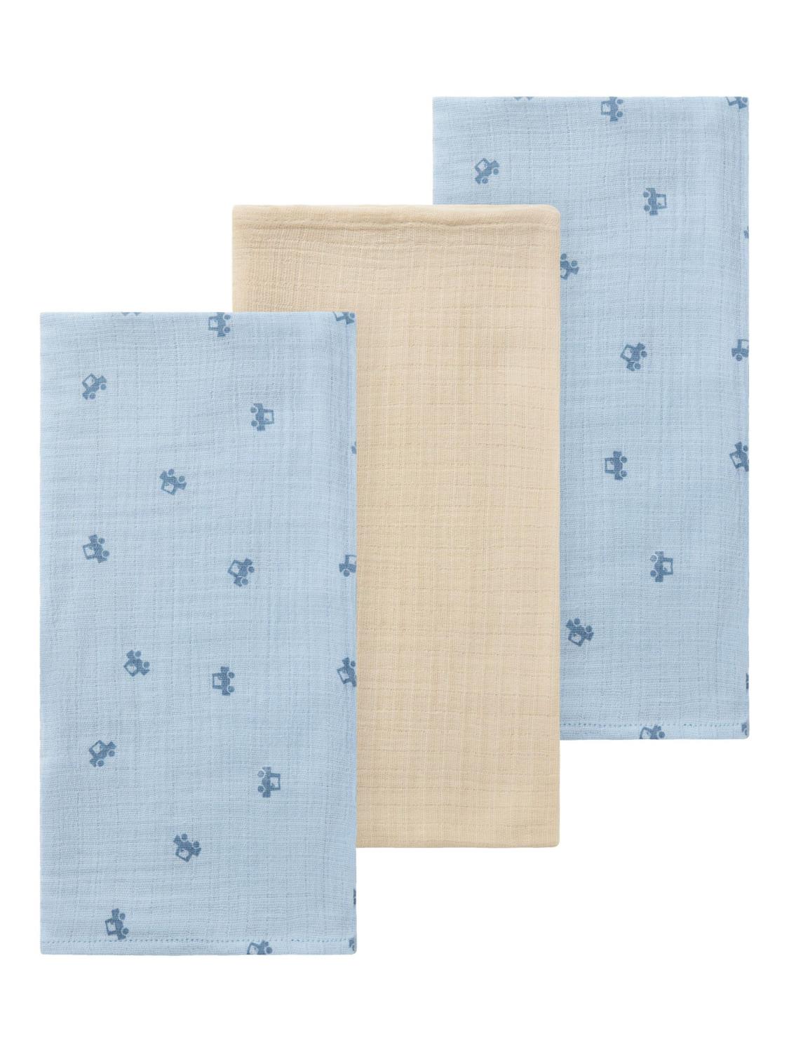 Name It 3Pk Gasskluter NBNONAPPY NAPPIES Cashmere Blue