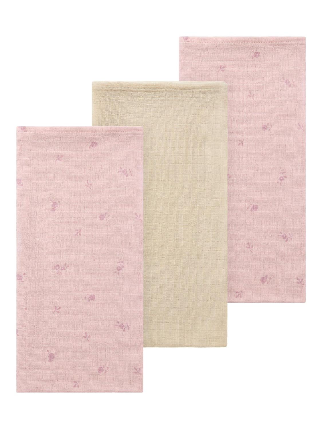 Name It 3Pk Gasskluter NBNONAPPY NAPPIES Parfait Pink