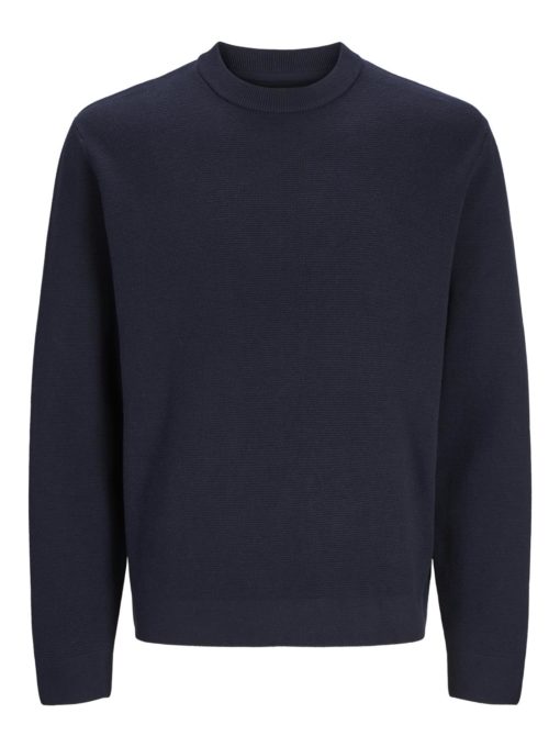 Jack & Jones Genser JPRBLAMILANO STITCH KNIT CREW NECK Night Sky