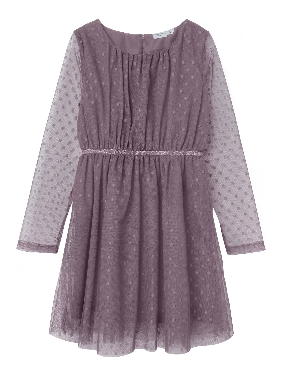 Name It Kjole Kids NKFVABOS LS DRESS Deauville Mauve