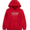 Levi's Hettegenser ROPE BATWING HOODIE Chili Pepper