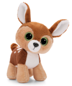 Nici Bambi Plysj 15cm Fawn Feena Glubschis Brun