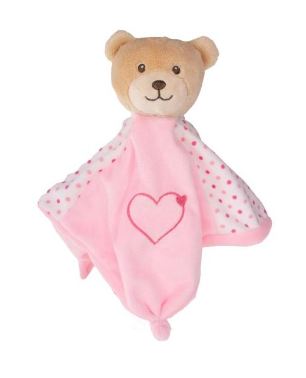 Tinka Baby Koseklut Bamse 28x28cm Rosa