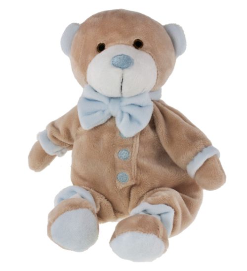 Tinka Baby Teddy 25cm Beige/Blå