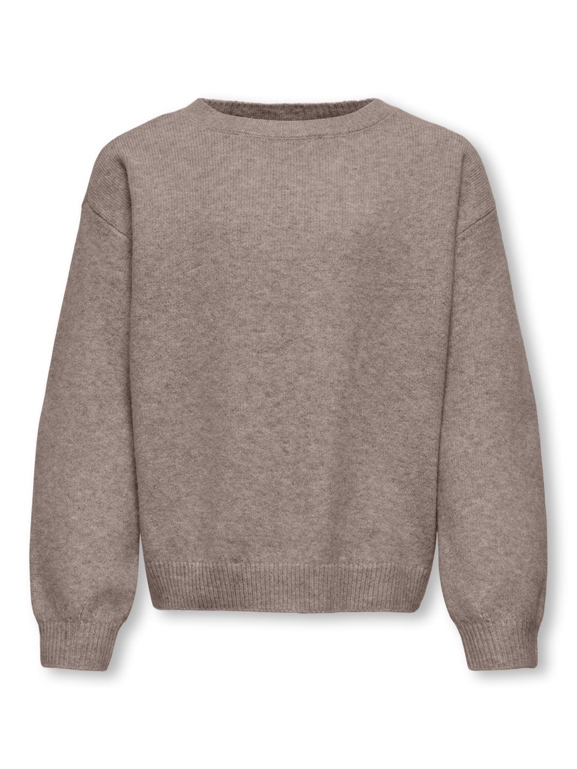 Only Genser KOGSHELDO NORDIC LIFE LS O-NECK KNIT Etherea Melange